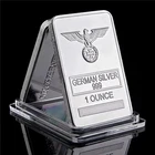 Eagle Iron Cross 1oz German Silver Bar Alloy Collectible with Capsule***