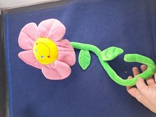 Animal Alley Toys R Us PINK Flower Plush Rare 14FB