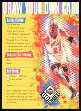 1998-99 UD Choice #NNO Draw Your Own Card Draw Your Own Card