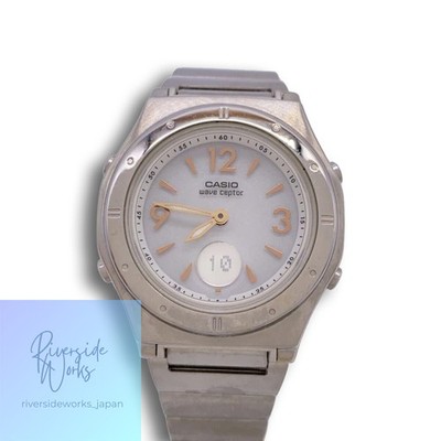 CASIO Waveceptor Watch Digi-Ana SLV
