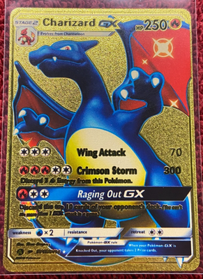 Charizard GX ポケモンカード 250HP Pokemon Charizard GX 250HP Gold Foil Card SV49 / SV94, RARE (1603