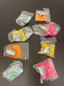 Vtg NEW 1984 Complete Set 8 Monopoly Metal Attachables for Keys, Zippers, Totes