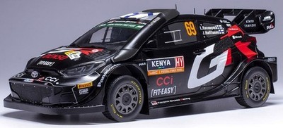 IXO Models   1/18 Toyota GR Yaris Rally1 #69 2024 Safari Rally Kalle Rovanpera