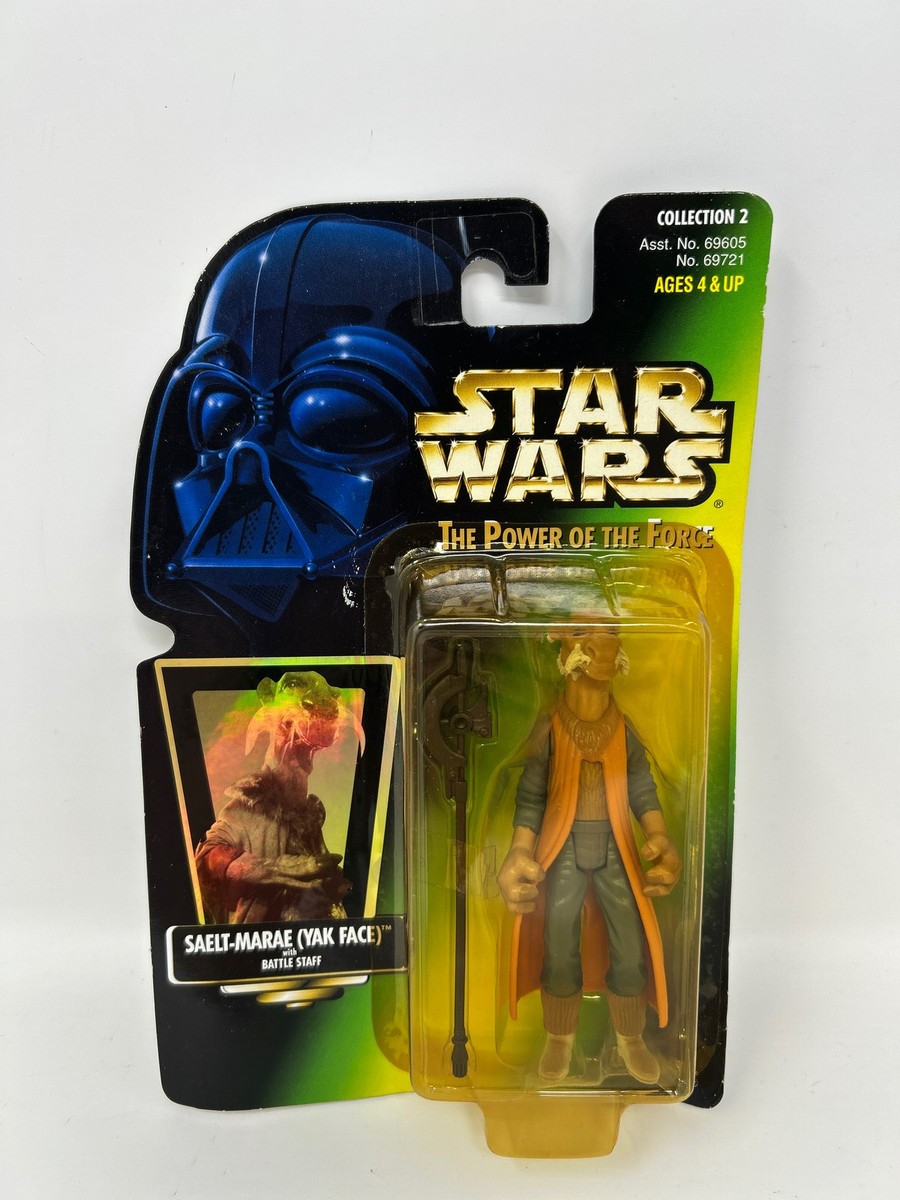 Star Wars Power of the Force POTF Green Card Yak Face Action