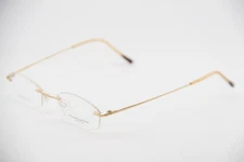 MARCHON AIRLOCK 760/9 50 GOLD AUTHENTIC FRAMES EYEGLASSES 49-21