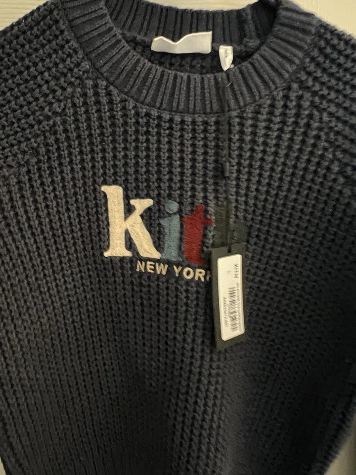 Suéter Kith Kids Grande Azul Marino Nuevo con Etiquetas Foto 2 de 3