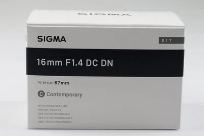 SIGMA 16mm f/1,4 DC DN Contemporary für Fujifilm - SNr: 99928129 - Bild 1 von 3