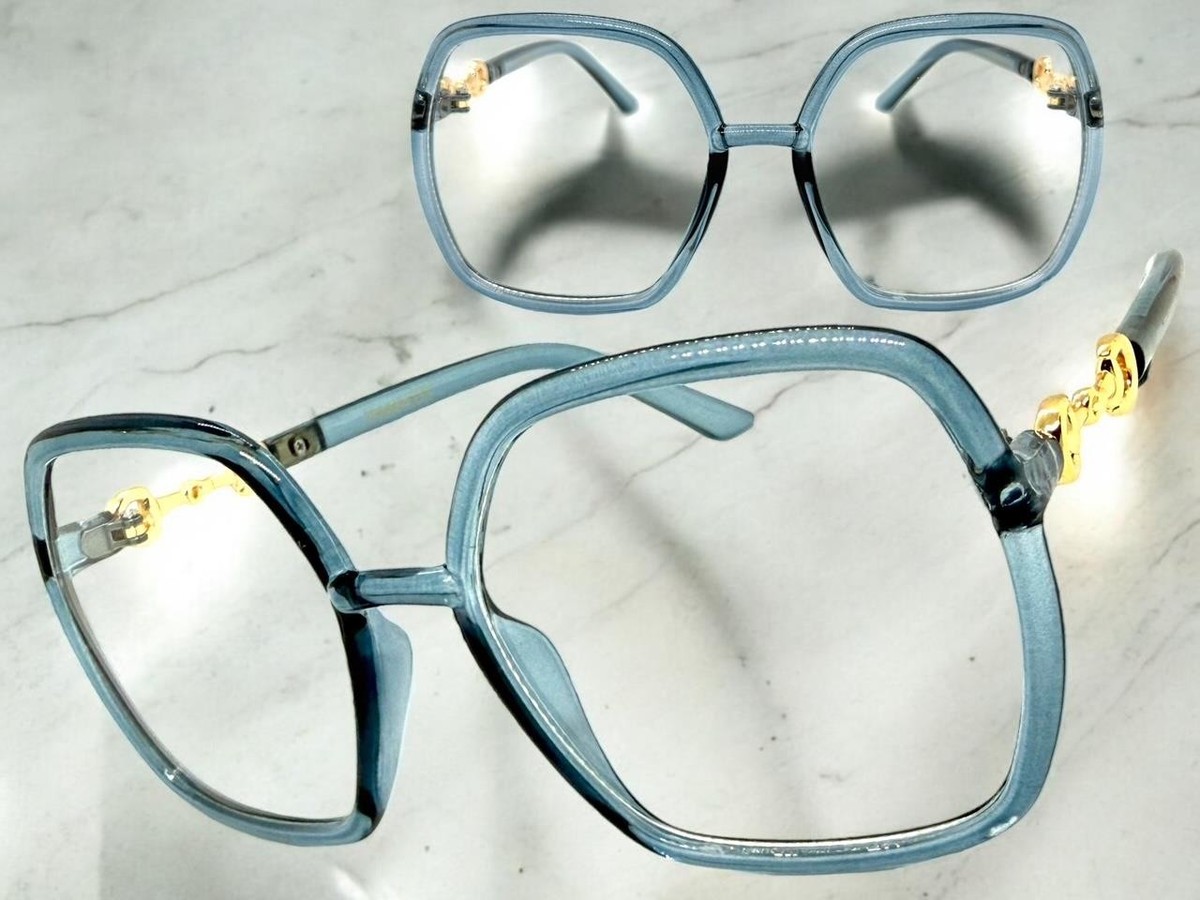 Oversized Exaggerated Vintage Retro Clear Lens EYE GLASSES Big