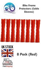 Outer Cable Housing Frame Protectors Rubber Bike Anti Rub Protection (8 Pack)