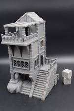 Tabletop Terrain Seaside Cliffside Pergola Roof House Dnd Rpg Wargame Skirmish 2