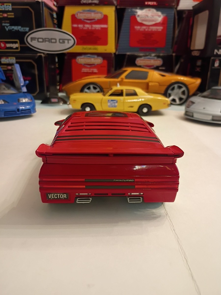 ULTRA RARE 1/18 1991 Vector W8 Twin Turbo - Ricko 32119 - RED NO