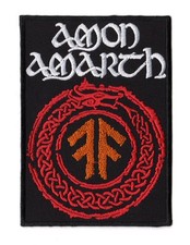 Amon Amarth Patch Scum Swedish Melodic Death Metal Viking Metal Band Logo