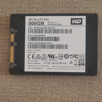 WD Blue 500GB 2.5'' SATA III Internal SSD