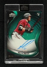 2022 Topps Chrome Black Green Refractor 23/99 Seth Beer #CBA-SBE Auto 0rd2