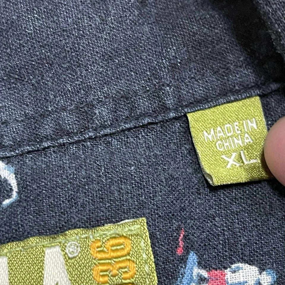 Camisa Kahala Para Hombres XL Surf Aloha Abotonada Manga Corta Estampado Playa Foto 3 de 4