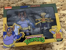 NECA TMNT Teenage Mutant Ninja Turtles Cartoon Wingnut And Screwloose 2 Pack