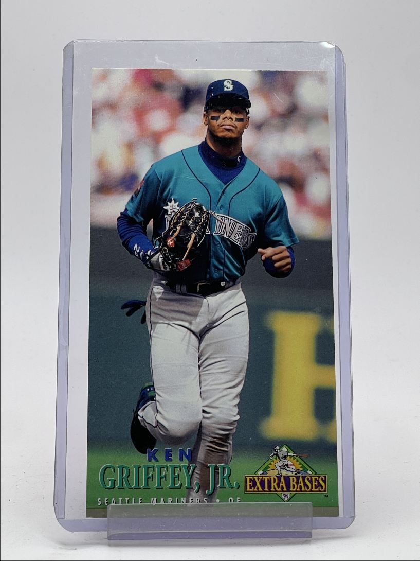 KEN GRIFFEY JR. 1994 FLEER EXTRA BASES BASEBALL MARINERS #166 Q1880