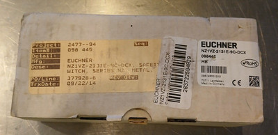 Neu EUCHNER Sicherheit Verriegelungsschalter 098445 NZ1VZ-2131E-9C-DCX