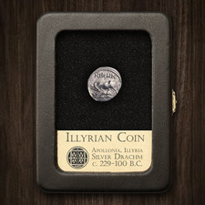 Illyrian Coin - Silver Drachm