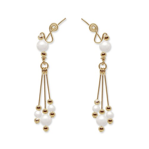 Ear Climbers Ear Crawlers Sweeps Earrings Gold or Silver Gemstones or Beads