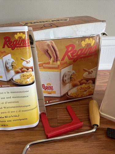 VTG Marcato Pasta Extruder Made In Italy Regina Atlas Instructions Parts Handle - 第 4/12 張圖片