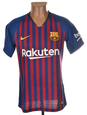BARCELONA SPAIN 2018/2019 HOME FOOTBALL SHIRT JERSEY NIKE SIZE S