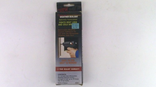 Milwaukee Weather Sealant, For Use with Milwaukee Weather Seal Gun. 12-8" Sticks - Picture 1 of 6