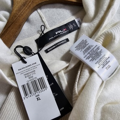 rlx washable cashmere hoodie