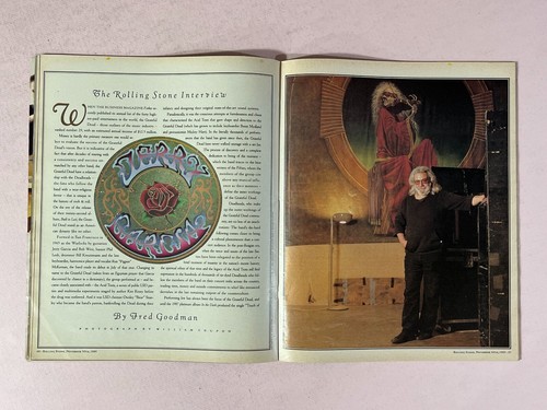 Jerry Garcia on 6 Rolling Stone Magazines 1987, 1989, 1991, 1993, 1995 & 1996 - Picture 7 of 21
