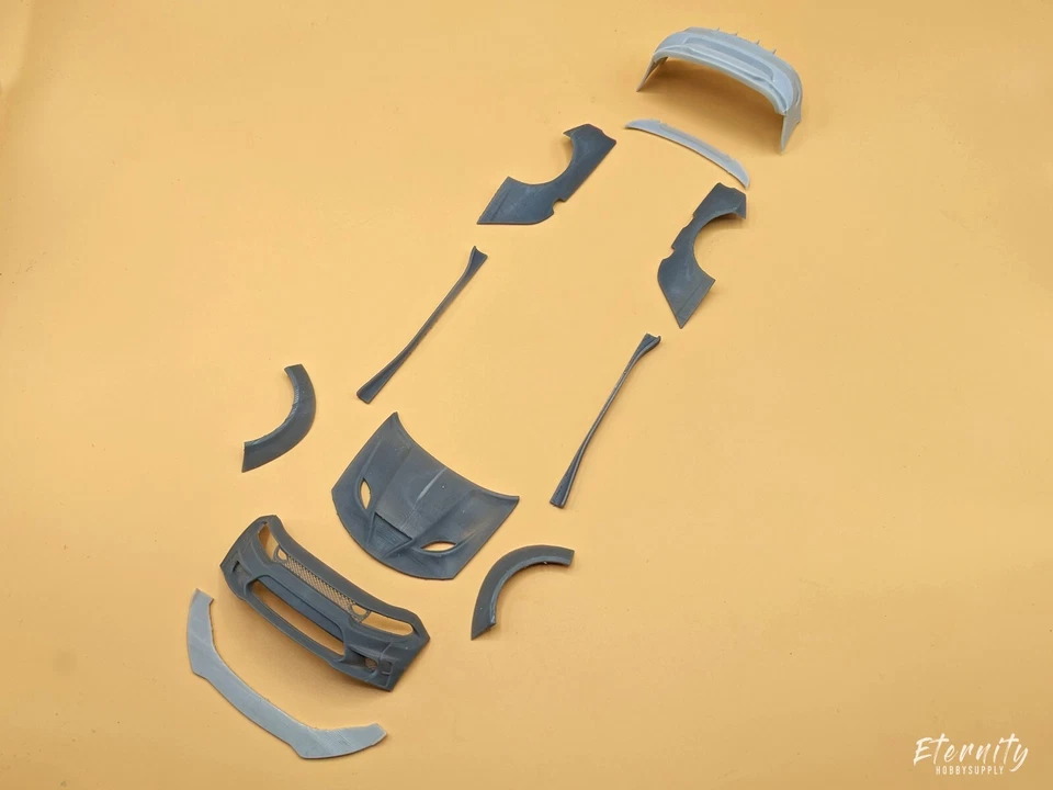 1/25 АМТ Dodge Charger 2021 Shirokai широкофюзеляжный комплект 3D-печать — ПРОДАВЕЦ ИЗ США - Изображение 2 из 4
