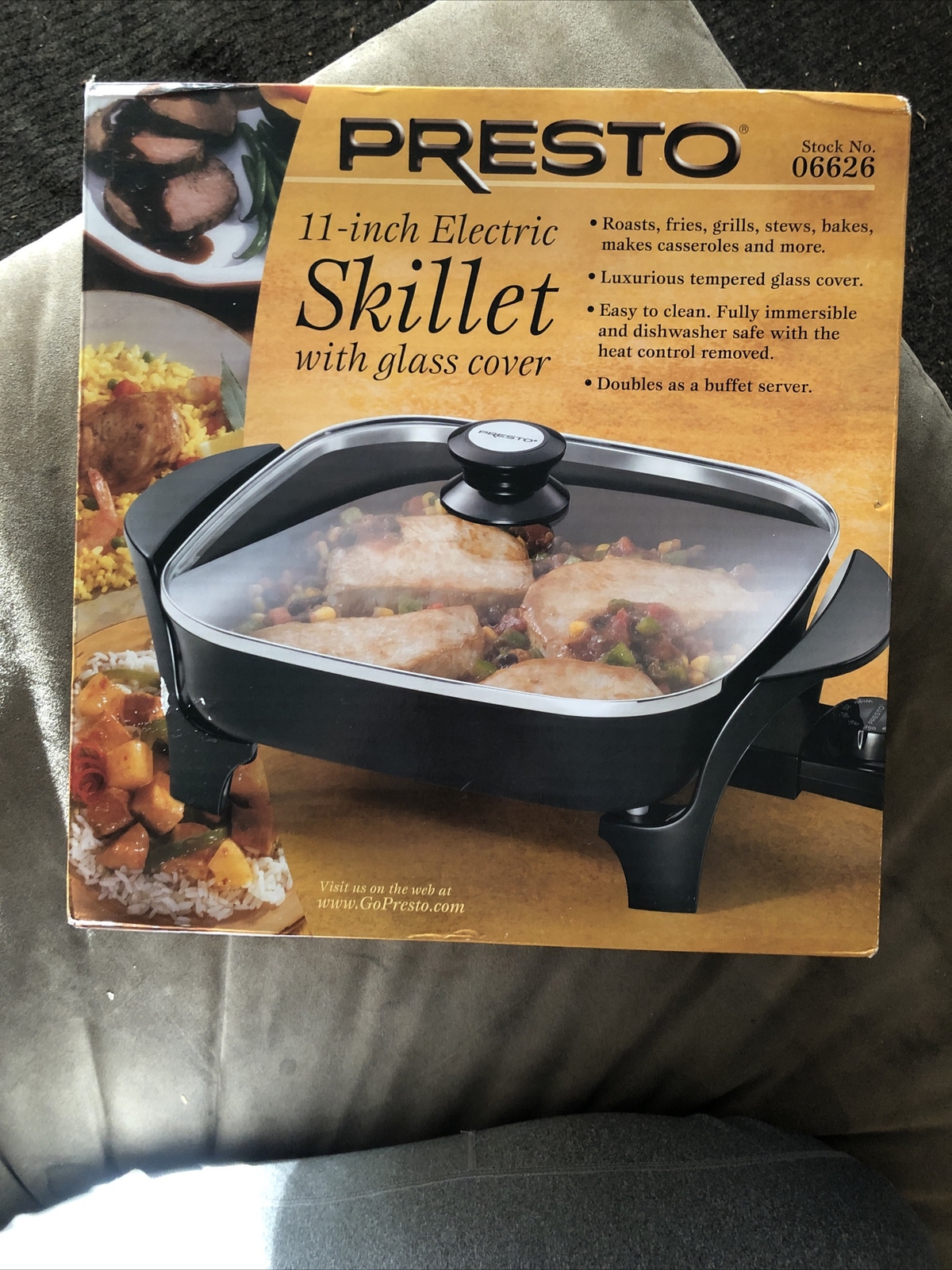 11 in electric skillet