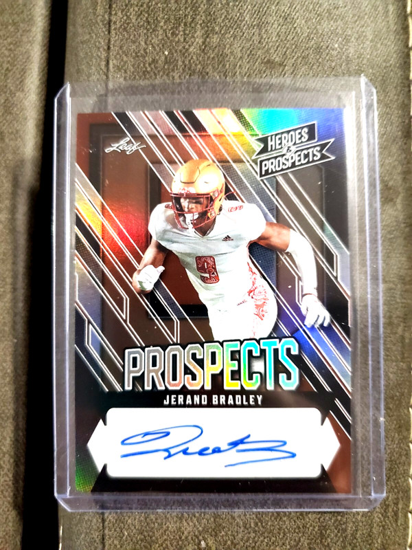 2024 Leaf Heroes & Prospects Auto. Jerand Bradley Card# AP-JB7 Ser.# 36/99
