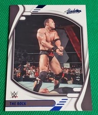 The Rock 2022 Chronicles WWE #124 WWE Legend Absolute Blue /99