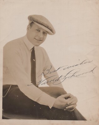 HAROLD LOCKWOOD SIGNED FLU PANDEMIC Influenza AUTOGRAPH 1910s ORIG PHOTO 226