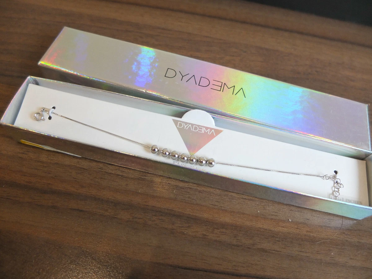 Dyadema Bracelet With Beaded Sterling Silver 925 Neu eBay