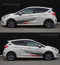 Adesivi Stickers Grafica Astratto per Ford Fiesta ST Line Auto Tuning Sport