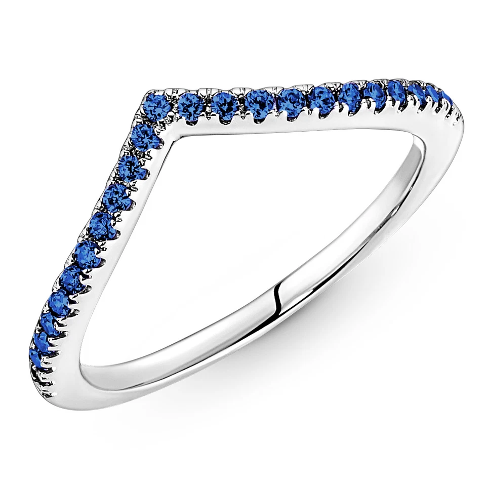 Pandora Anello Femminile Wish Brillante Blu Argento 196316C02 - Immagine 4 di 4