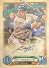 2019 Topps Gypsy Queen Autographs#GQA-CY Christian Yelich Autograph Bazooka Back