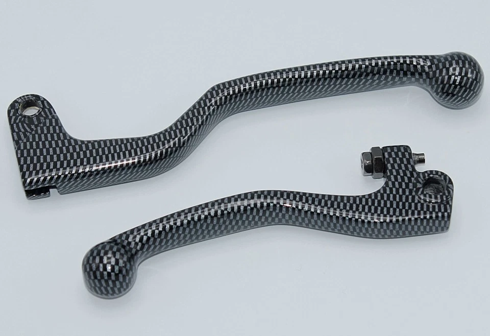 Honda XR 250 XR250 XR250L XR250R XR400R XR400 400 XR650 650 XR650R CARBON LEVERS - Image 2 of 2