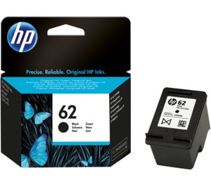 Original HP 62 Black Ink Cartridge For 