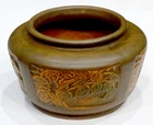 STUNNING! 1920's Antique ROSEVILLE POTTERY Arts Crafts ROSECRAFT PANEL Bowl