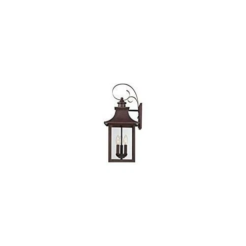 Quoizel CCR8410CU 3-Light Chancellor Outdoor Lantern in Copper Bronze - Picture 7 of 7