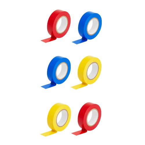 JAK Electrical Insulating Tape Coloured Insulation Tapes 18mm 15m Carft Sport - Picture 6 of 7