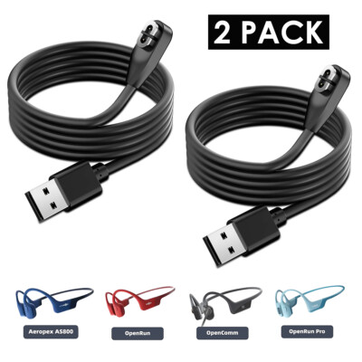 2x USB Magnetic Headset Charging Cable Cord For Shokz Bone Conduction  Headphones Australia