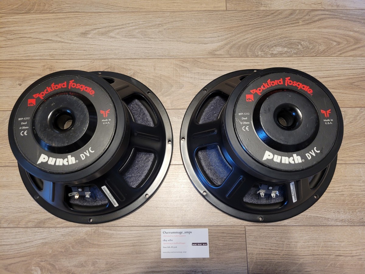カーオーディオ Rockford Fosgate Punch Power DVC RFR2212 Rockford Fosgate Punch Power DVC RFR2212 - メルカリ