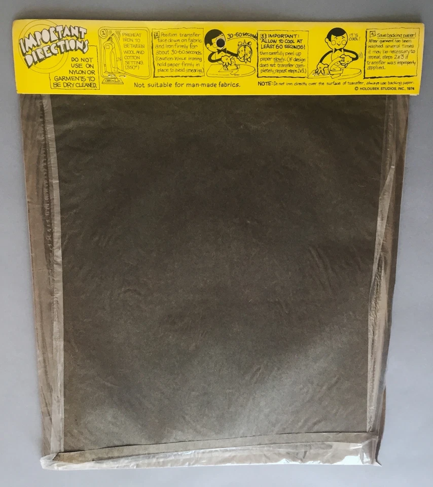 1970s DC Golden Age OLD Superman Movie George Reeve vtg t-shirt Iron-On Transfer - Image 4 of 4