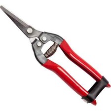 FORBICI  DRITTA PER VENDEMMIA COGLIUVA COGLIAGRUMI 19cm POTA UVA FRUTTA FALCI