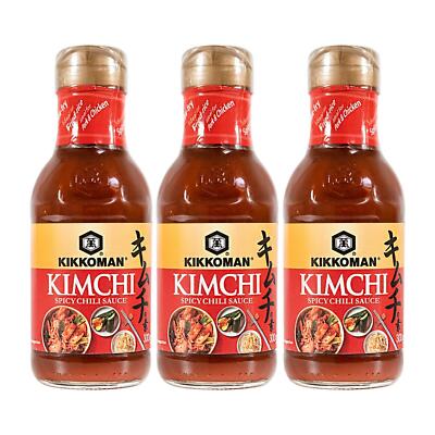Kikkoman Kimchi Chili Sauce 3x300g Kimchi Sauce Kimchi Sosse Kim Chi Sauce
