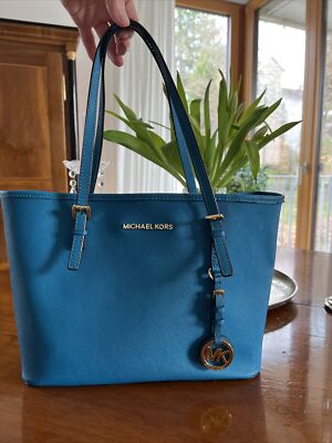 Michael Kors Jet Set Travel Umhängetasche - petrol