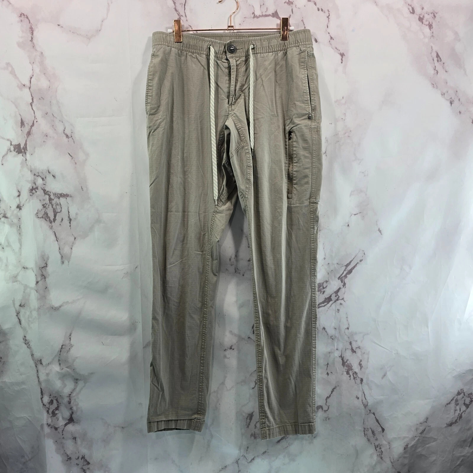 vuori ripstop organic drawstring pull on pants